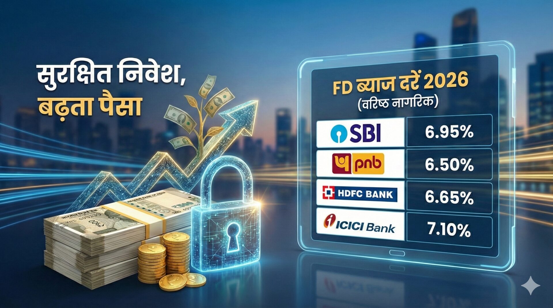 FD पर ब्याज दरें 2026 में